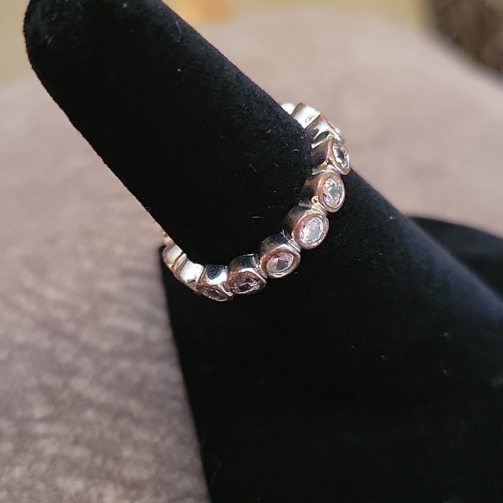 VTG Rhinestone Bezel Ring - Picture 4 of 6